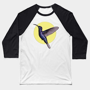 Violet Sabrewing Hummingbird Baseball T-Shirt